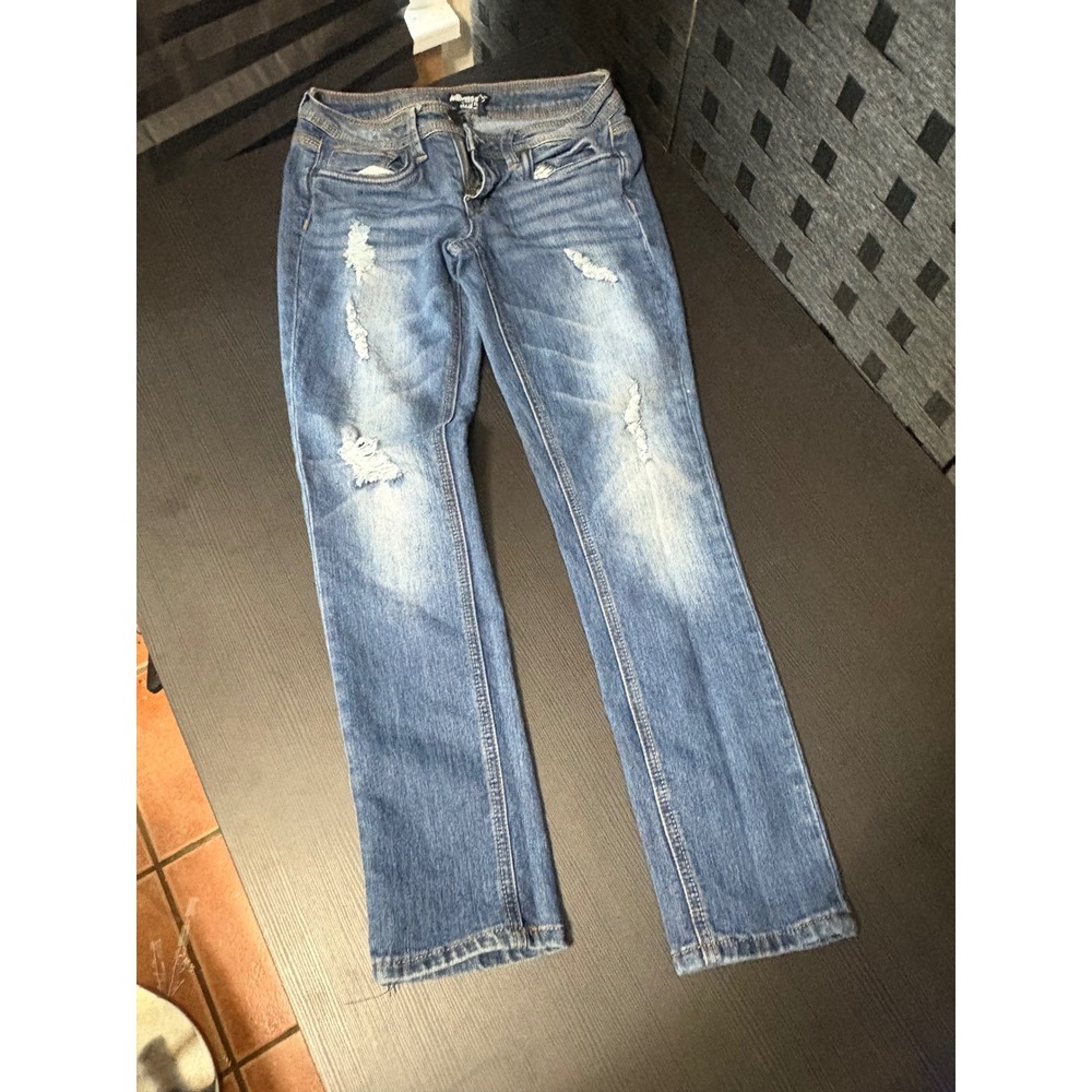 Dollhouse distressed denim blue jeans Size small